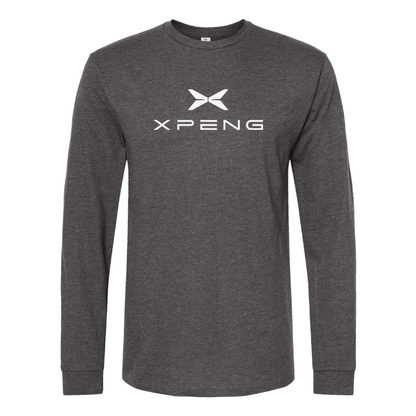 Men's XPeng Logo Cotton Long Sleeve T-Shirt