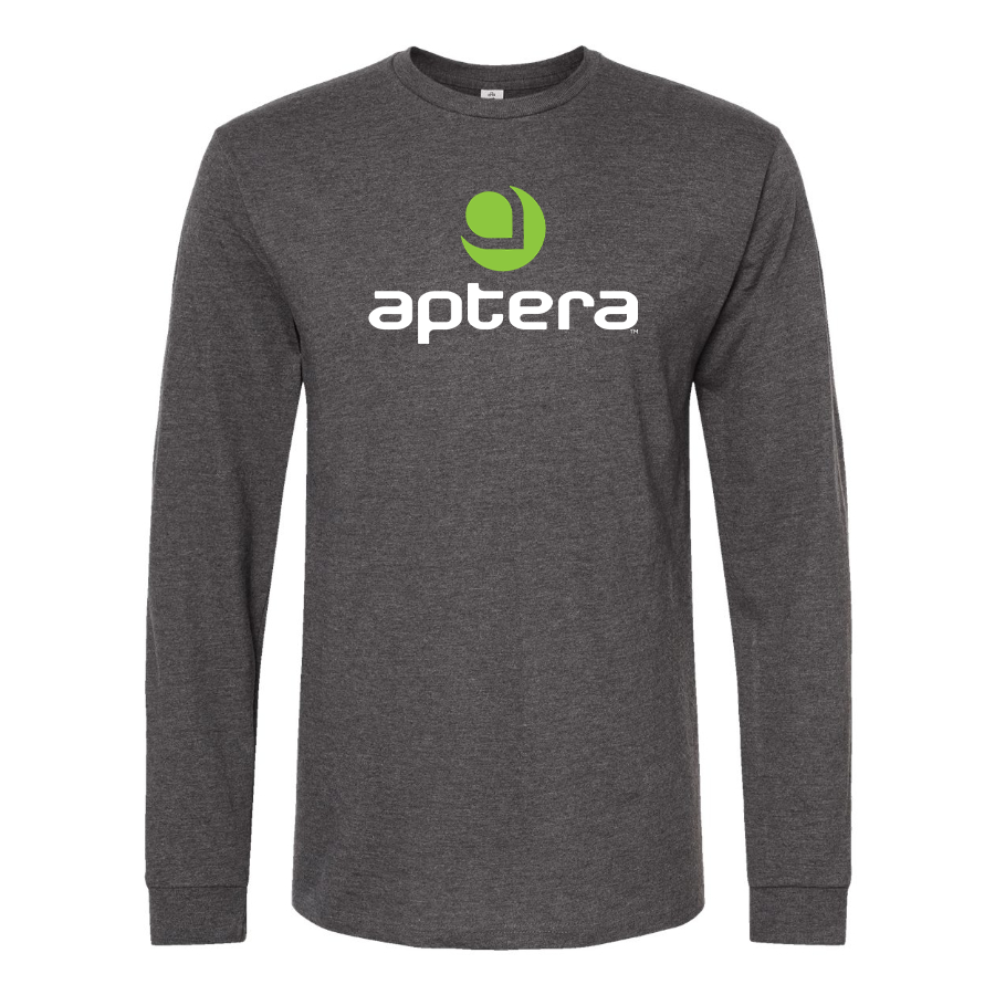 Men's  Aptera Motors Logo Cotton Long Sleeve T-Shirt