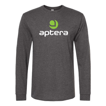Men's  Aptera Motors Logo Cotton Long Sleeve T-Shirt