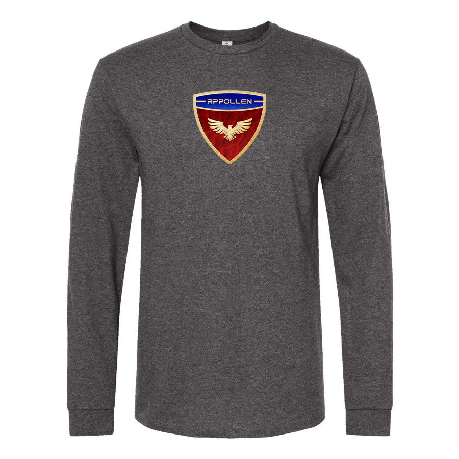 Men's Appollen Logo Cotton Long Sleeve T-Shirt