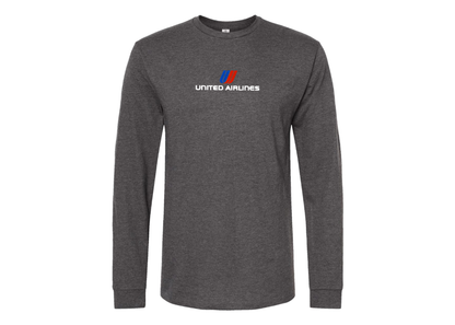 Men's United Airlines Logo Long Sleeve T-Shirt