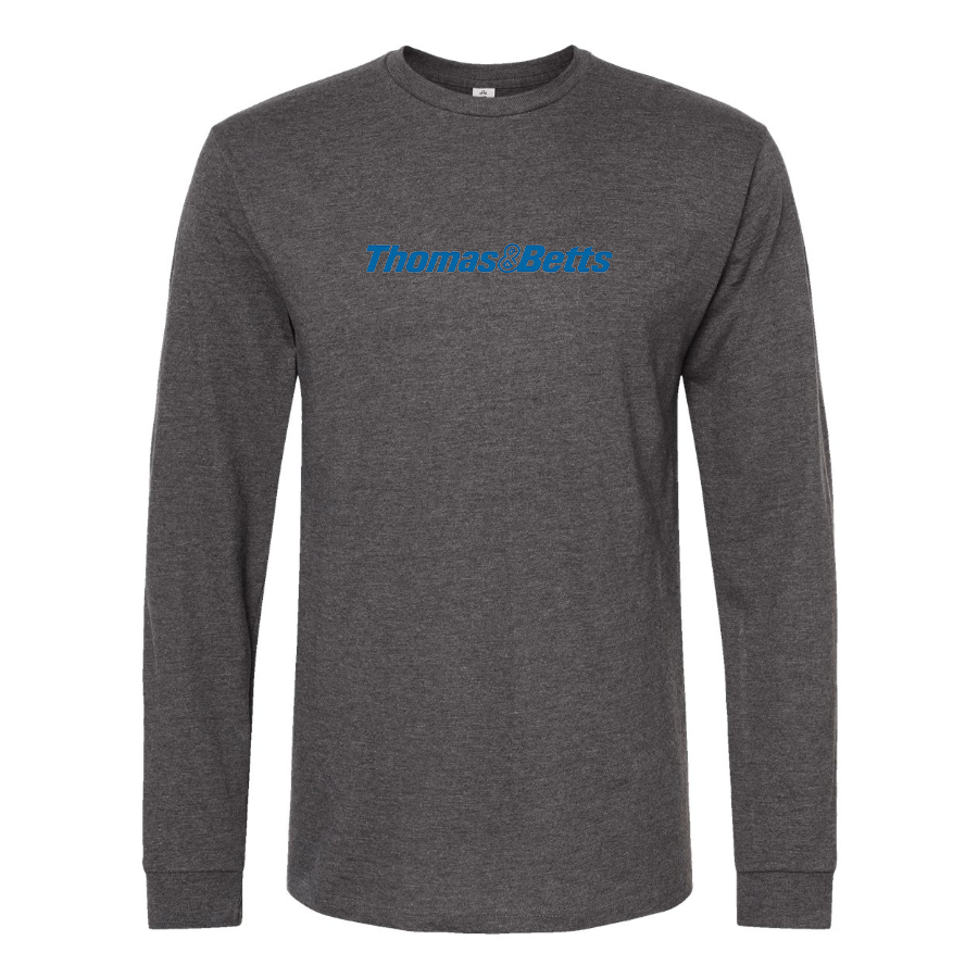 Men's Thomas Logo Cotton Long Sleeve T-Shirt