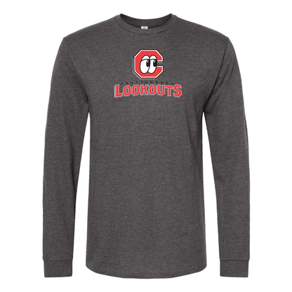 Men's Chattanooga Lookouts  Logo Cotton Long Sleeve T-Shirt