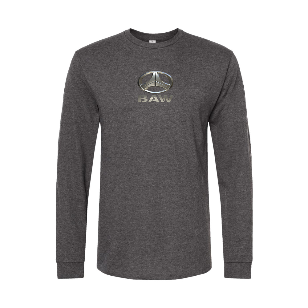 Men's Beijing Automobile Works Logo Long Sleeve T-Shirt