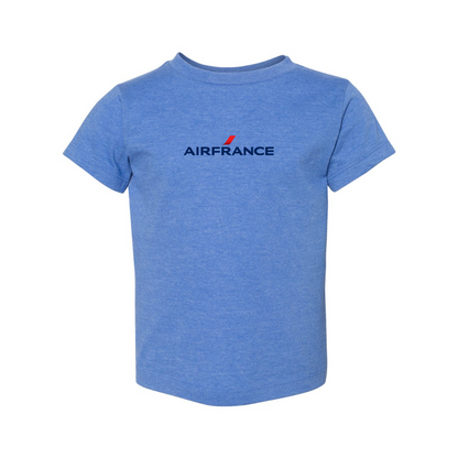 Air France Logo BELLA  CANVAS Toddler Jersey Tee