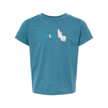 Aflac Logo and Duck BELLA  CANVAS Toddler Jersey Tee
