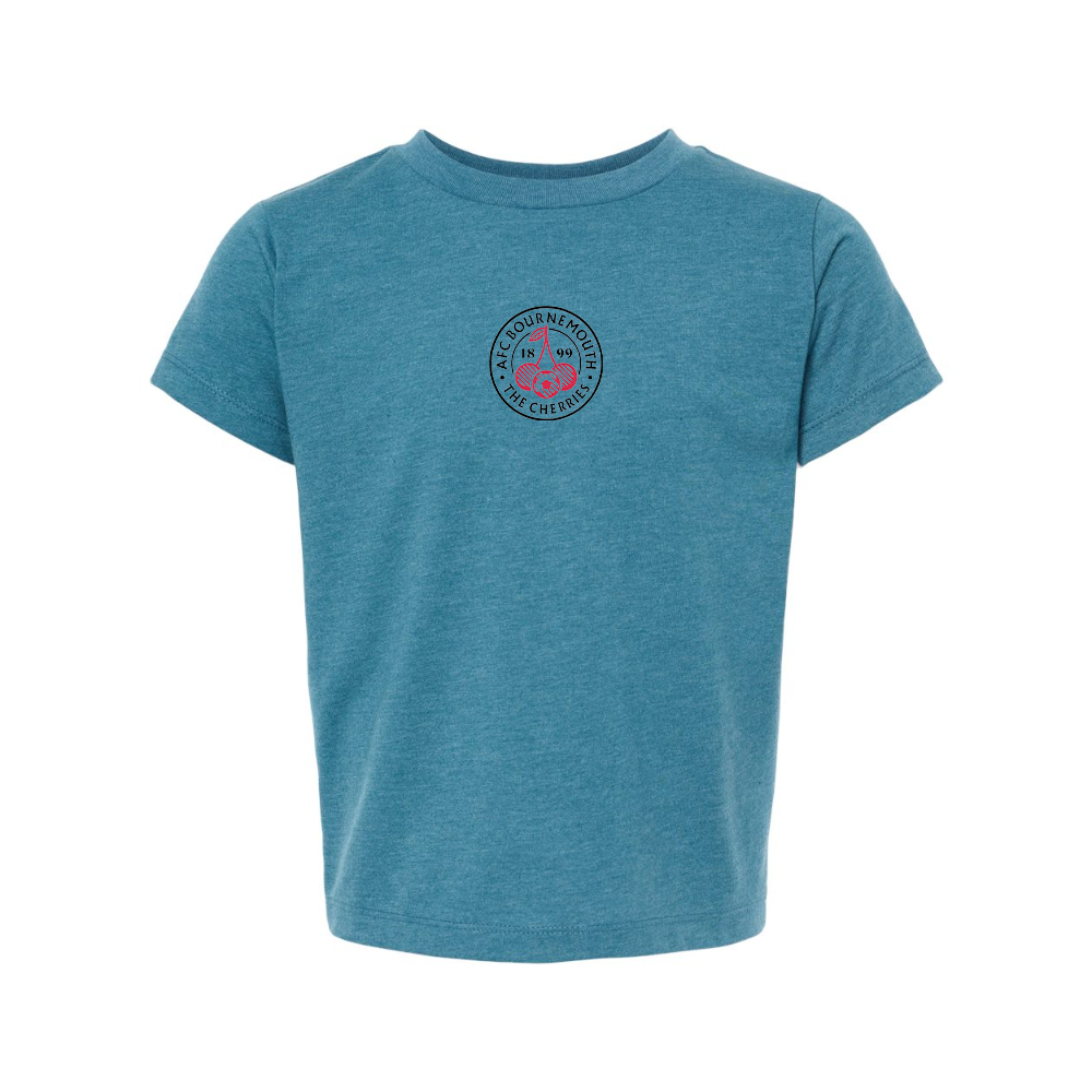 AFC Bournemouth Soccer Logo BELLA  CANVAS Toddler Jersey Tee