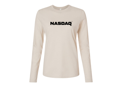 BELLA CANVAS Women’s Nasdaq Logo Jersey Long Sleeve Tee