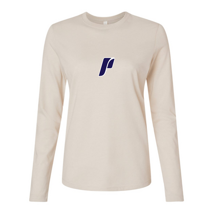 BELLA CANVAS Women’s Portland Pilots Logo Jersey Long Sleeve Tee