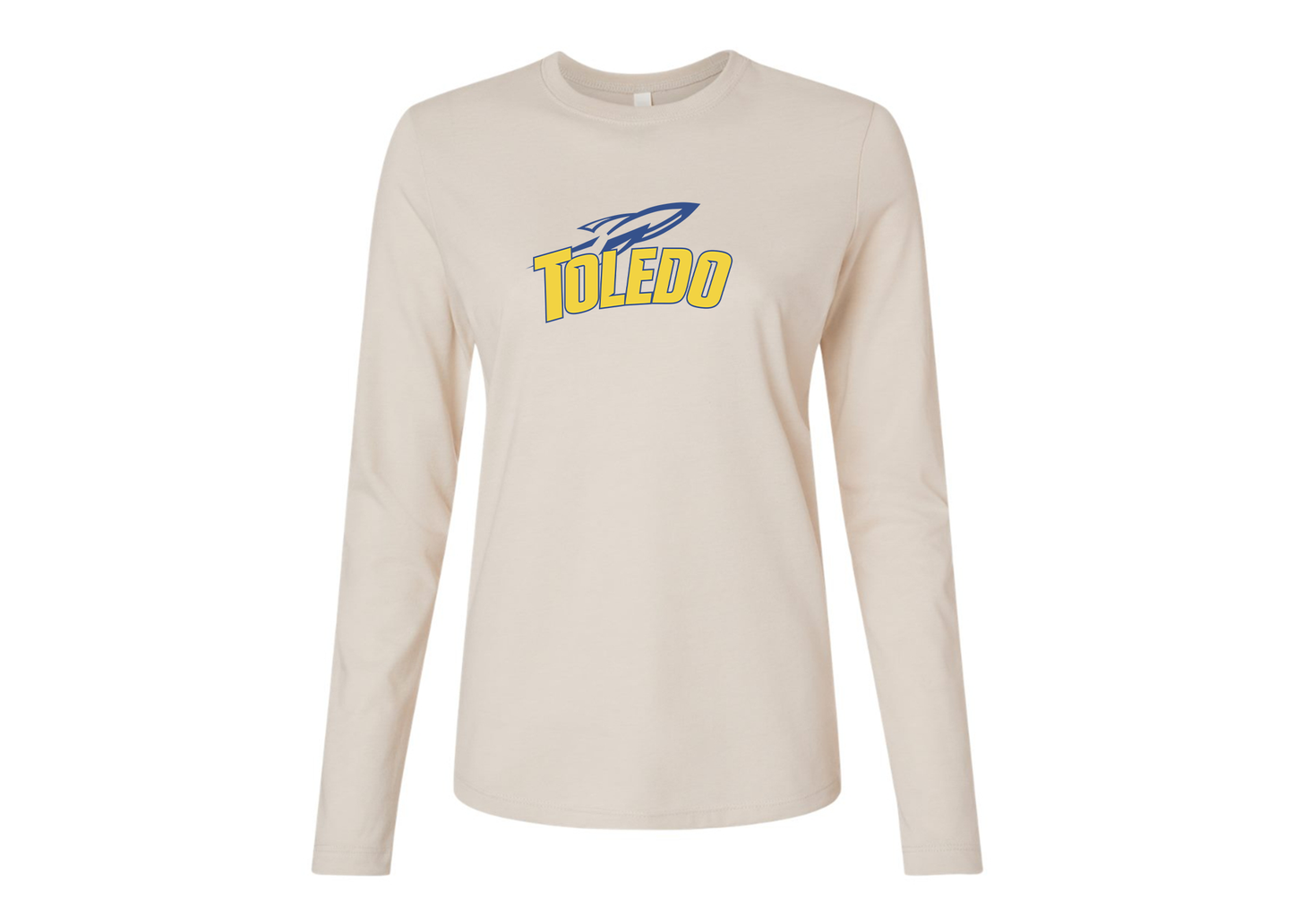 BELLA CANVAS Women’s Toledo Rockets Jersey Long Sleeve Tee
