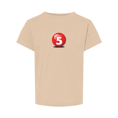 ABC TV5 Logo BELLA  CANVAS Toddler Jersey Tee