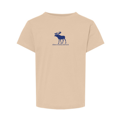 Abercrombie & Fitch Moose Logo BELLA  CANVAS Toddler Jersey Tee