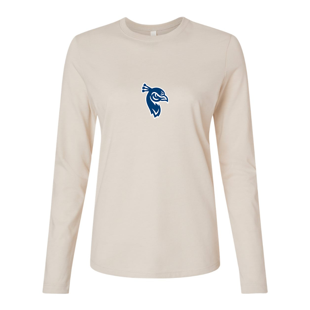 BELLA CANVAS Women’s Saint Peters Peacocks Logo Jersey Long Sleeve Tee