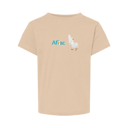 Aflac Logo and Duck BELLA  CANVAS Toddler Jersey Tee