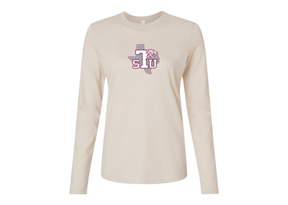 BELLA CANVAS Women’s Texas Southern Tigers Jersey Long Sleeve Tee