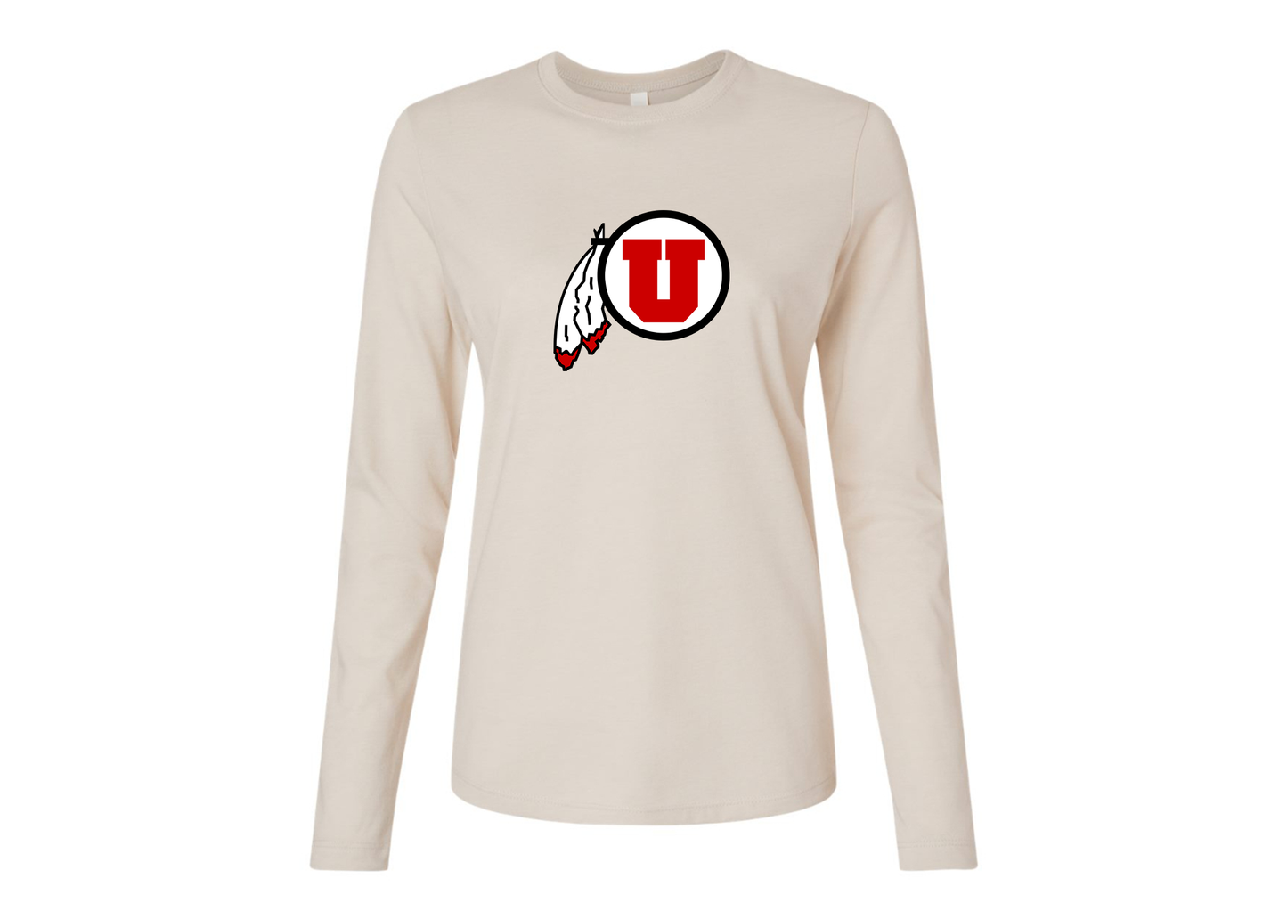 BELLA CANVAS Women’s Utah Utes Jersey Long Sleeve Tee