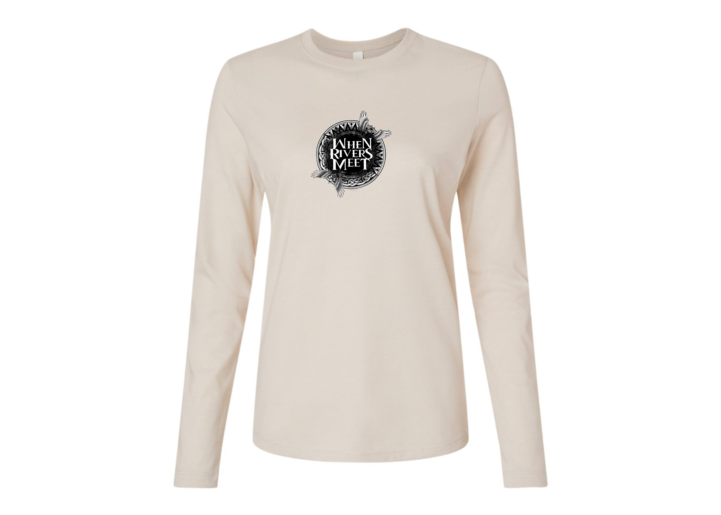 BELLA CANVAS Women’s When Rivers Meet Jersey Long Sleeve Tee