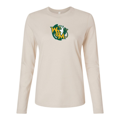 BELLA CANVAS Women’s William and Mary Tribe Jersey Long Sleeve Tee