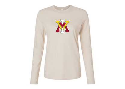 BELLA CANVAS Women’s VMI Keydets Jersey Long Sleeve Tee