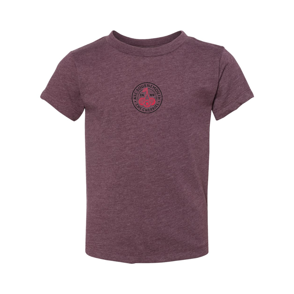 AFC Bournemouth Soccer Logo BELLA  CANVAS Toddler Jersey Tee