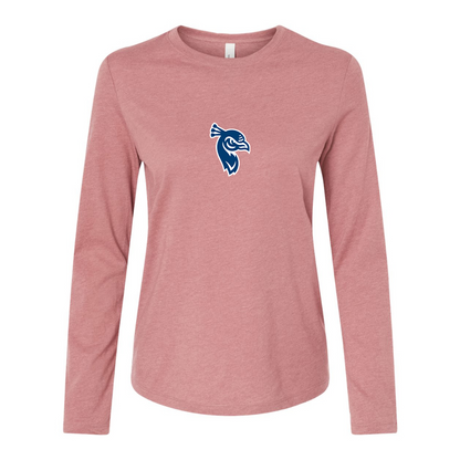 BELLA CANVAS Women’s Saint Peters Peacocks Logo Jersey Long Sleeve Tee