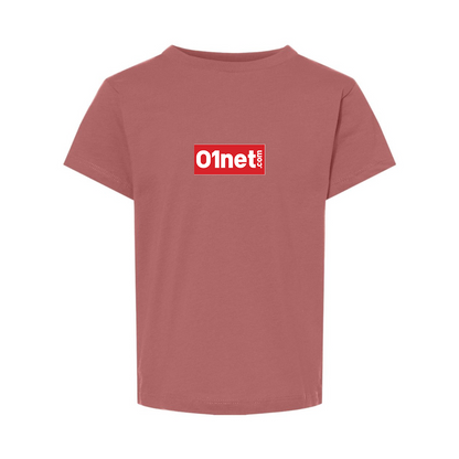 01net Logo BELLA  CANVAS Toddler Jersey Tee