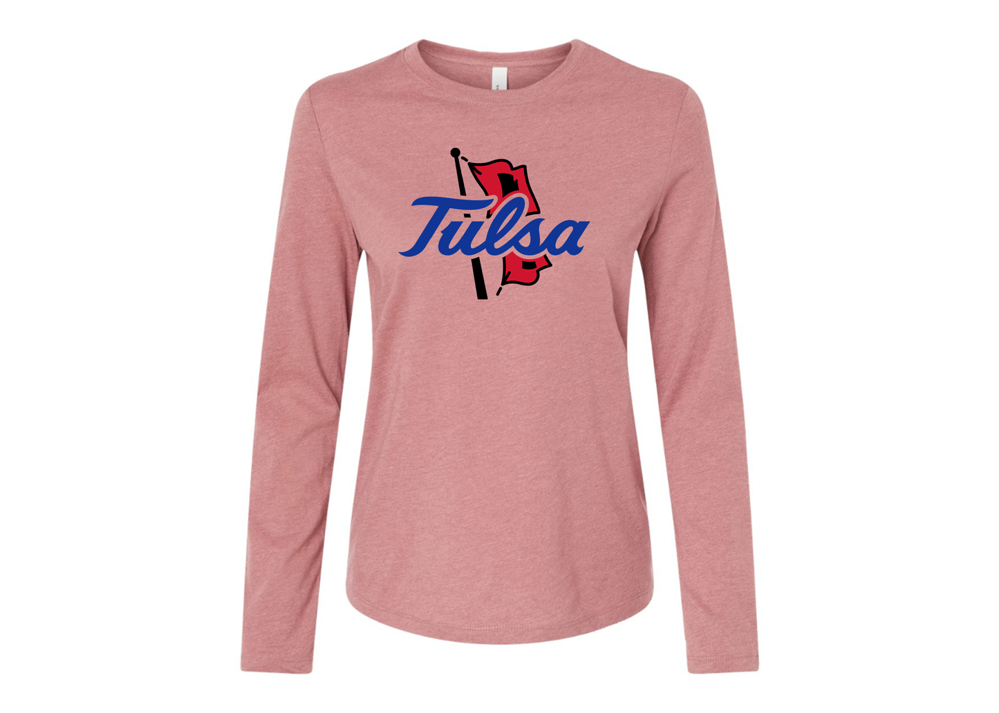 BELLA CANVAS Women’s Tulsa Golden Hurricane Jersey Long Sleeve Tee