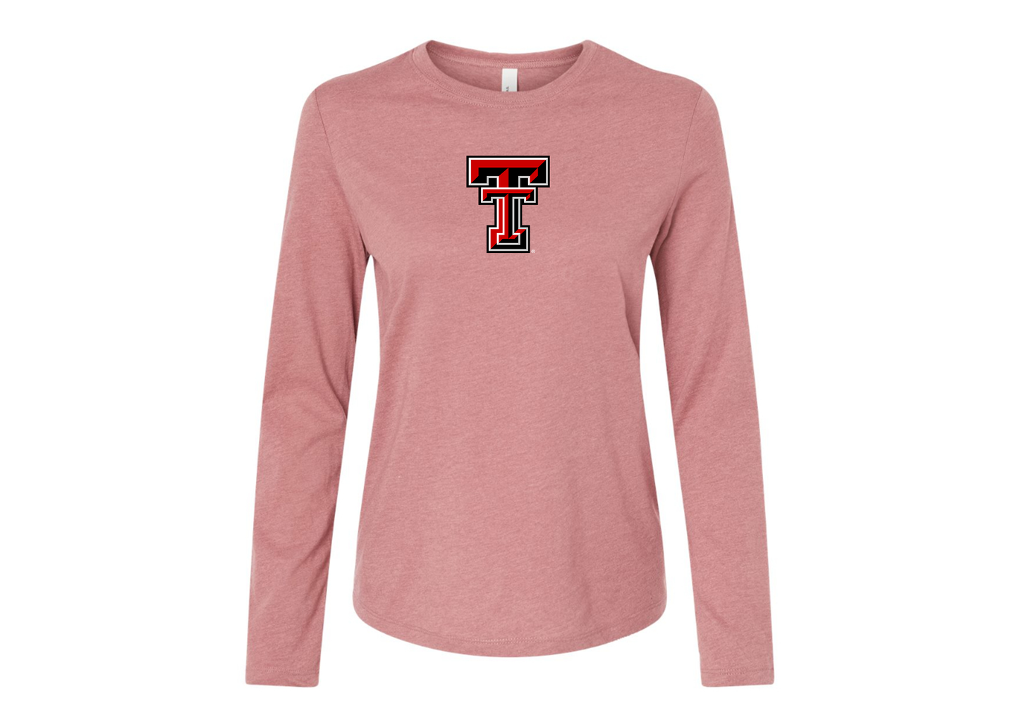 BELLA CANVAS Women’s Texas Tech Red Raiders Jersey Long Sleeve Tee