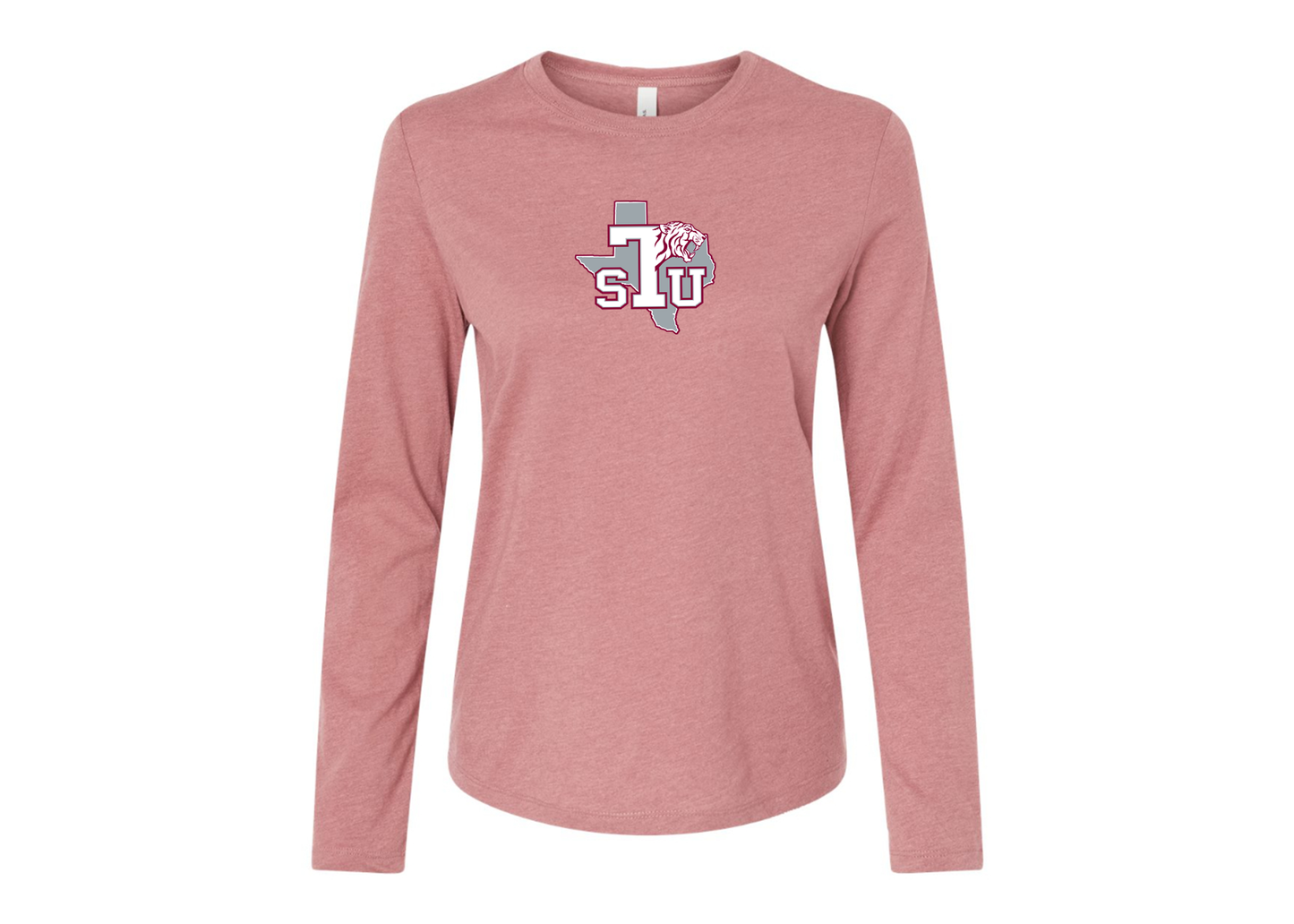 BELLA CANVAS Women’s Texas Southern Tigers Jersey Long Sleeve Tee