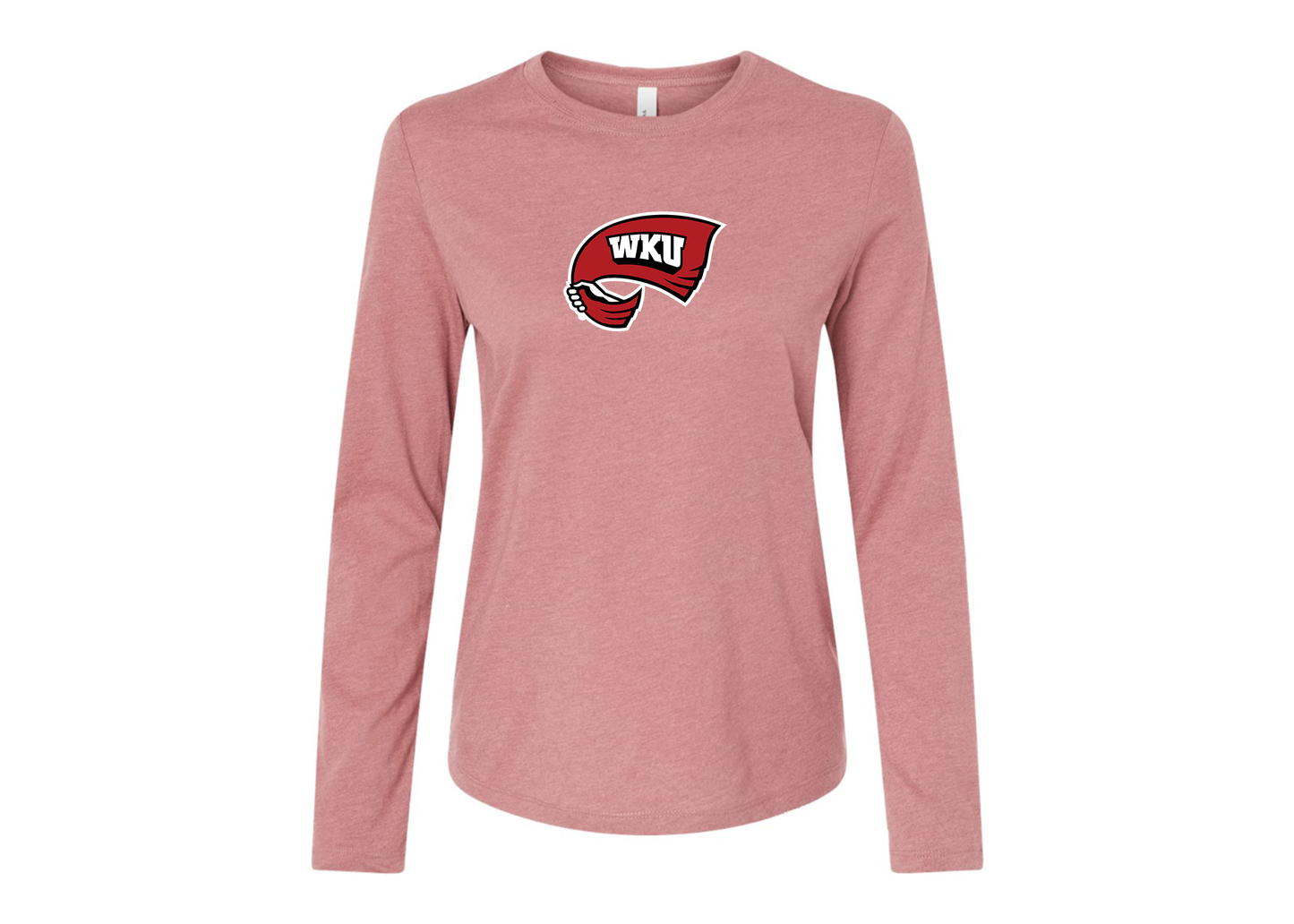 BELLA CANVAS Women’s Western Kentucky Hilltoppers Jersey Long Sleeve Tee