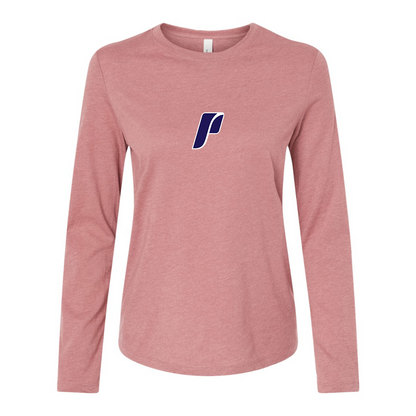 BELLA CANVAS Women’s Portland Pilots Logo Jersey Long Sleeve Tee