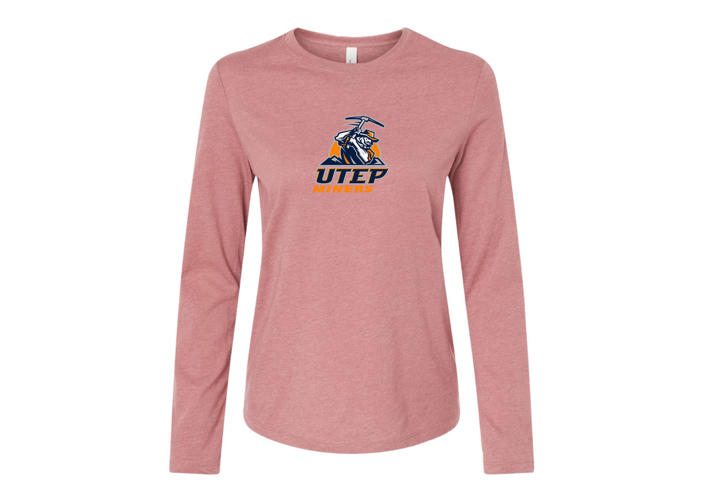BELLA CANVAS Women’s UTEP Miners Jersey Long Sleeve Tee