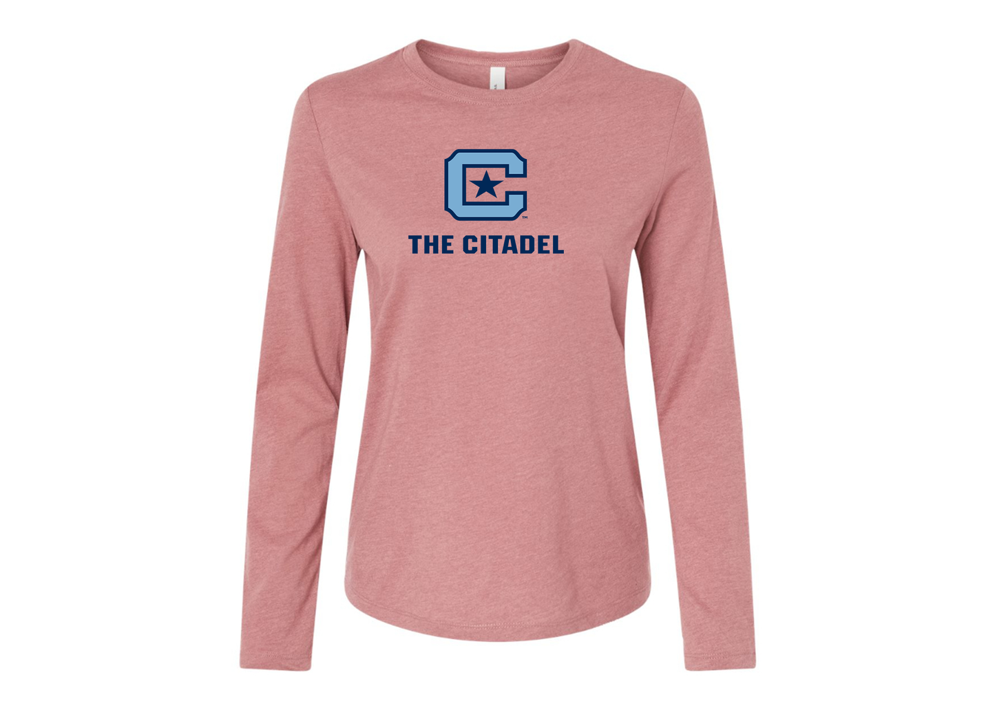 BELLA CANVAS Women’s The Citadel Bulldogs Jersey Long Sleeve Tee