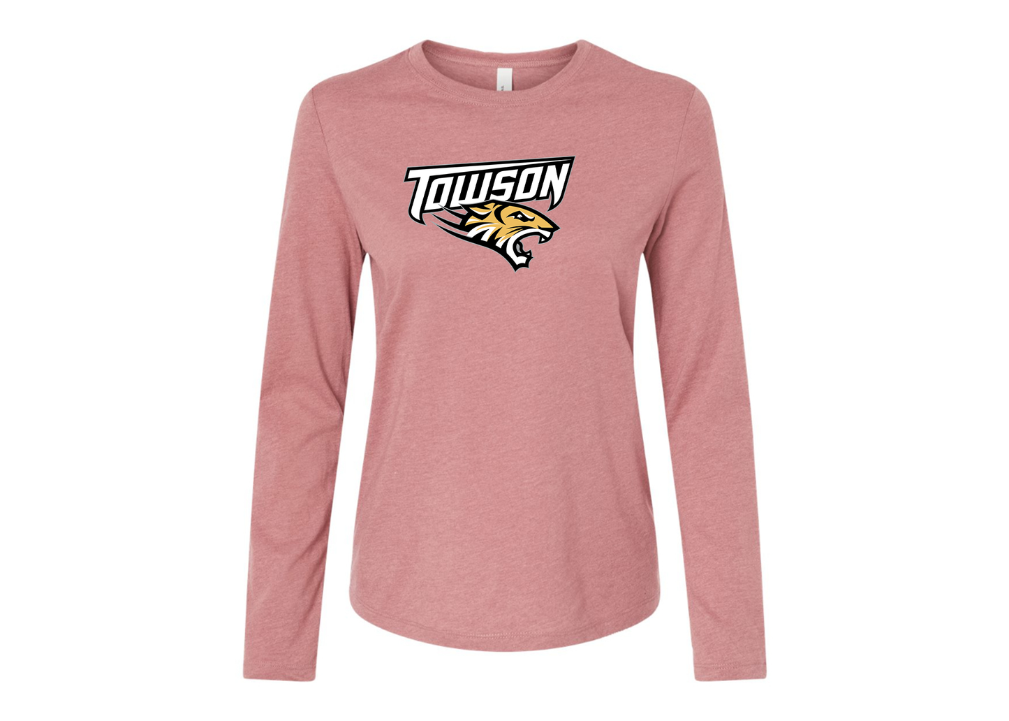 BELLA CANVAS Women’s Towson Tigers Jersey Long Sleeve Tee