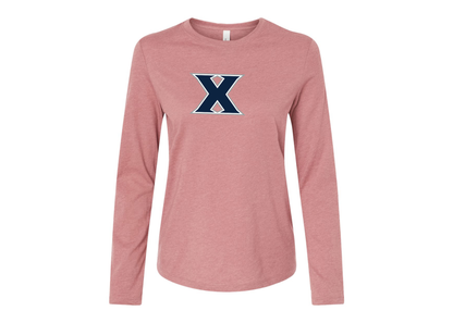 BELLA CANVAS Women’s Xavier Musketeers Jersey Long Sleeve Tee