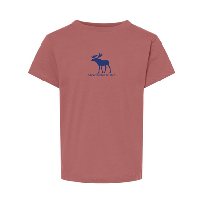 Abercrombie & Fitch Moose Logo BELLA  CANVAS Toddler Jersey Tee