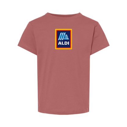 Aldi Logo BELLA  CANVAS Toddler Jersey Tee