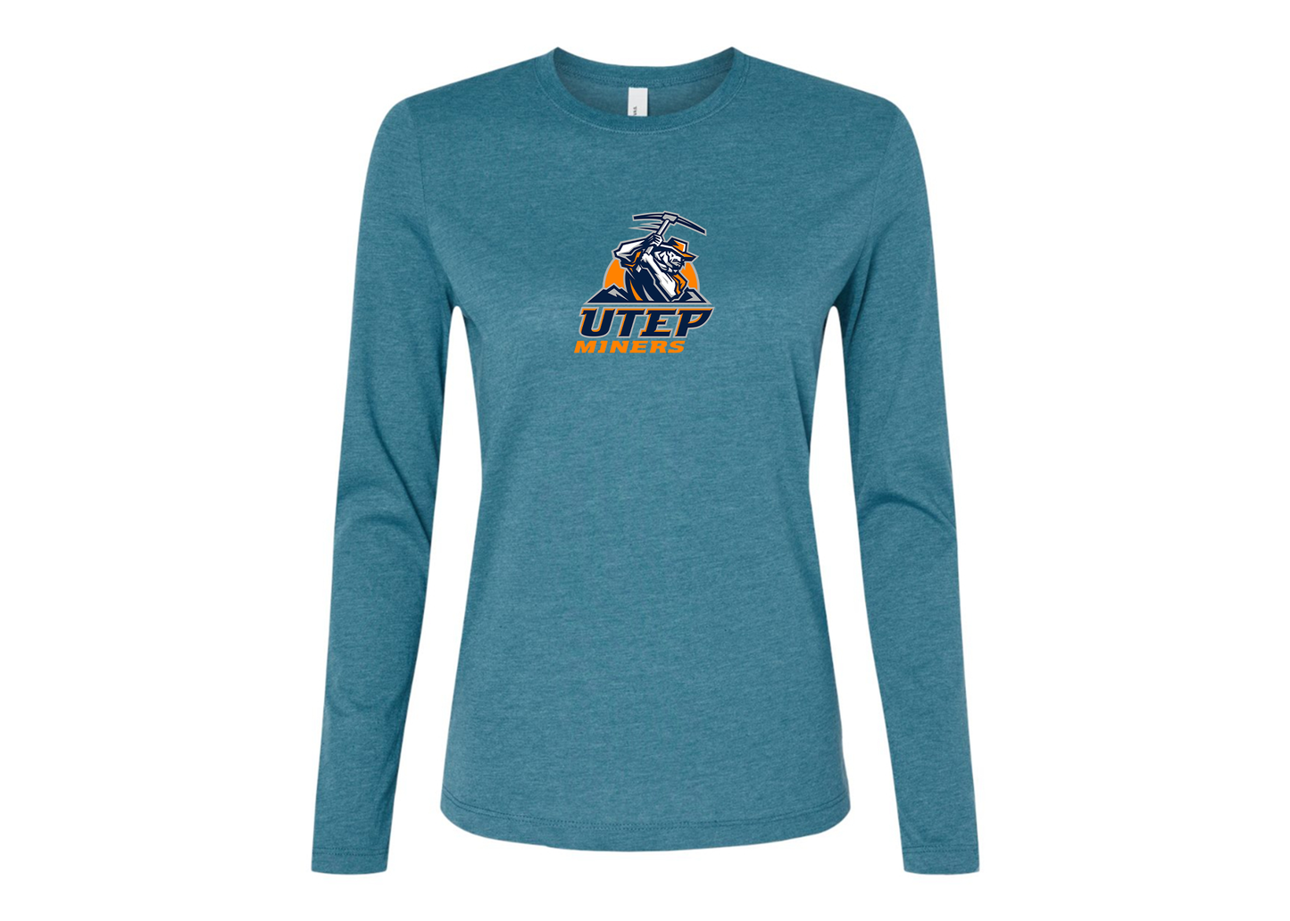 BELLA CANVAS Women’s UTEP Miners Jersey Long Sleeve Tee