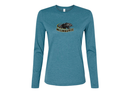 BELLA CANVAS Women’s Wisconsin Milwaukee Panthers Jersey Long Sleeve Tee
