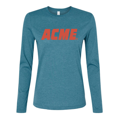 BELLA CANVAS Women’s ACME Logo Jersey Long Sleeve Tee