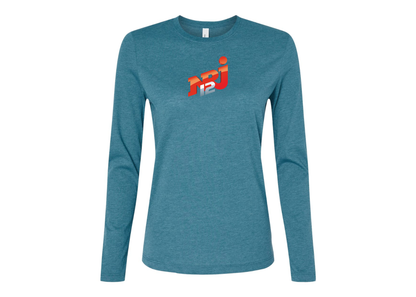 BELLA CANVAS Women’s NRJ 12 Logo Jersey Long Sleeve Tee