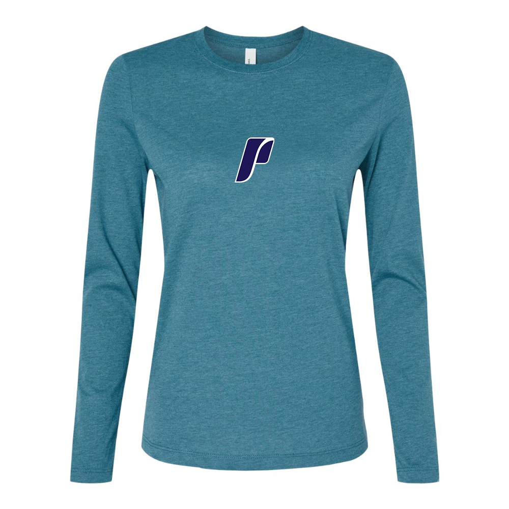 BELLA CANVAS Women’s Portland Pilots Logo Jersey Long Sleeve Tee