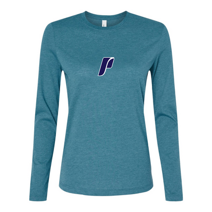 BELLA CANVAS Women’s Portland Pilots Logo Jersey Long Sleeve Tee