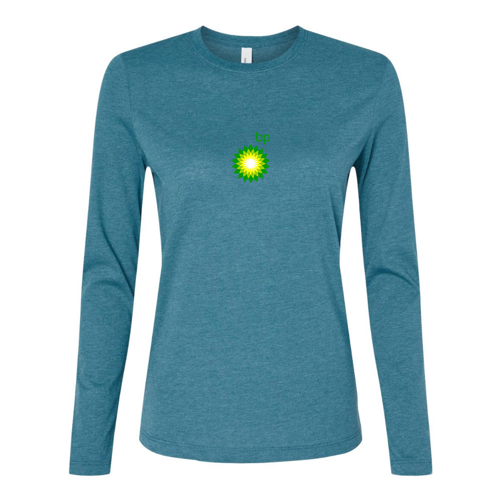 BELLA CANVAS Women’s BP Oil Logo Jersey Long Sleeve Tee