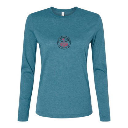 BELLA CANVAS Women’s AFC Bournemouth Soccer Logo Jersey Long Sleeve Tee