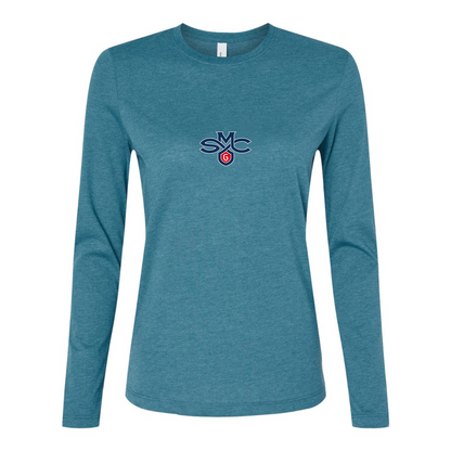 BELLA CANVAS Women’s Saint Marys Gaels Logo Jersey Long Sleeve Tee