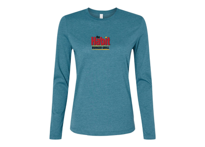 BELLA CANVAS Women’s The Habit Burger Grill Jersey Long Sleeve Tee