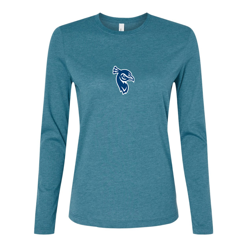 BELLA CANVAS Women’s Saint Peters Peacocks Logo Jersey Long Sleeve Tee