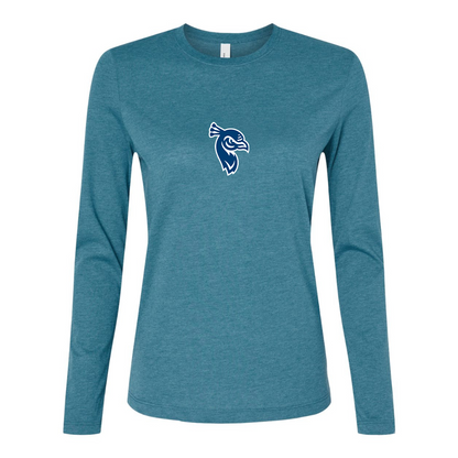 BELLA CANVAS Women’s Saint Peters Peacocks Logo Jersey Long Sleeve Tee