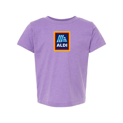 Aldi Logo BELLA  CANVAS Toddler Jersey Tee